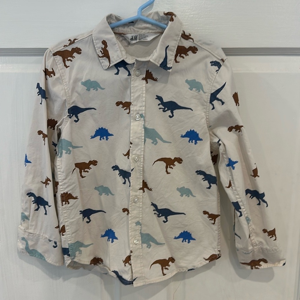 H&M Boys Button Down Shirt Size 6